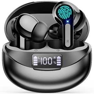 Bluetooth 5.3 Wireless Earbuds with Touch Control