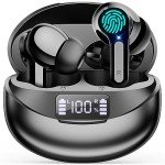 Bluetooth 5.3 Wireless Earbuds with Touch Control