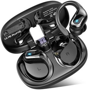 Bluetooth 5.4 Wireless Sport Earbuds with 75H Battery
