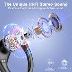 Bluetooth 5.4 Wireless Sport Earbuds with 75H Battery