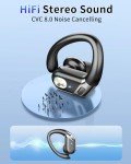 Bluetooth 5.4 Wireless Earbuds with Deep Bass