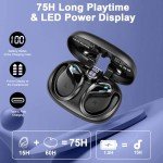 Bluetooth 5.4 Wireless Sport Earbuds with 75H Battery