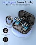Bluetooth 5.4 Wireless Earbuds with Deep Bass