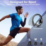 Bluetooth 5.4 Wireless Sport Earbuds with 75H Battery
