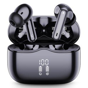 Bluetooth 5.4 Wireless Earbuds with 3D Bass