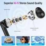 Thunelec Wireless Earbuds with Smart Touch Controls