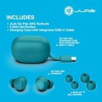 JLab Go Pop ANC Wireless Earbuds - Teal