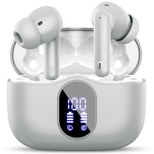Bluetooth 5.3 Wireless Earbuds with Deep Bass