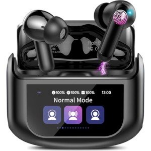 Wireless Bluetooth Earbuds with Touch Control and ANC