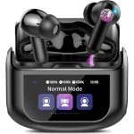 Wireless Bluetooth Earbuds with Touch Control and ANC