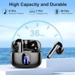 Bluetooth 5.4 Wireless Noise Cancelling Earbuds
