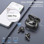 Bluetooth 5.4 Wireless Earbuds with Noise Cancelling
