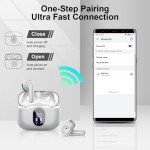 Bluetooth 5.3 Wireless Earbuds with Deep Bass