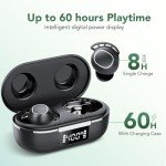 Wireless Bluetooth Earbuds with Noise Cancelling Mic