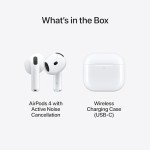 Apple AirPods 4: Wireless Noise Cancelling Earbuds