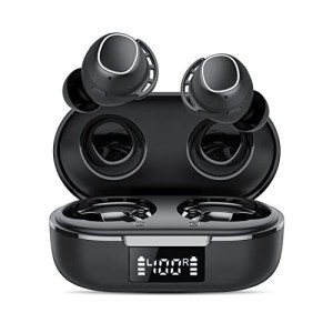FAMOO Wireless Earbuds with Noise Cancelling & Bass Boost