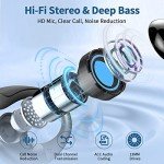 Bluetooth 5.4 Wireless Earbuds with Noise Cancelling