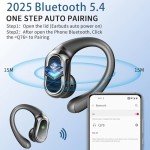 Bluetooth 5.4 Wireless Earbuds with Noise Cancelling