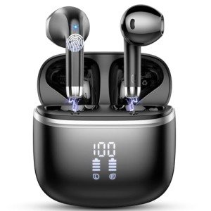 Wireless Bluetooth Earbuds with Noise Cancelling Mic