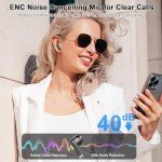 Wireless Bluetooth Earbuds with Noise Cancelling Mic