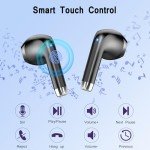 Wireless Bluetooth Earbuds with Noise Cancelling Mic