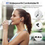 QXUFV Wireless Bluetooth 5.4 Earbuds with Touch Control