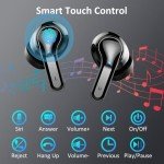 Bluetooth 5.3 Wireless Earbuds with Noise Cancelling