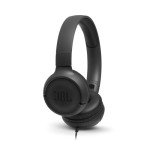 JBL Tune500 Lightweight Foldable On-Ear Headphones - Black