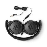JBL Tune500 Lightweight Foldable On-Ear Headphones - Black