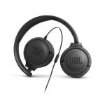 JBL Tune500 Lightweight Foldable On-Ear Headphones - Black