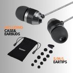 Betron B25 Noise-Isolating In-Ear Headphones - Black