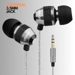 Betron B25 Noise-Isolating In-Ear Headphones - Black
