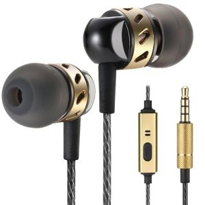 Betron AX5 In-Ear Headphones with Microphone - Black