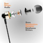 Betron AX5 In-Ear Headphones with Microphone - Black