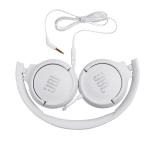 JBL Tune 500 Wired On-Ear Headphones - White