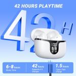 Bluetooth 5.3 Wireless Earbuds with Noise Cancelling