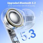 Bluetooth 5.3 Wireless Earbuds with Noise Cancelling