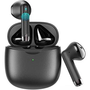 Bluetooth 5.3 Wireless Earbuds with Microphone - Black