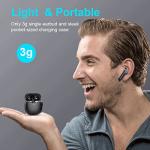 Bluetooth 5.3 Wireless Earbuds with Microphone - Black