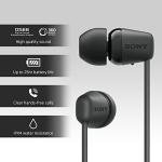 Sony WI-C100 Wireless In-Ear Headphones, Black