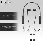 Sony WI-C100 Wireless In-Ear Headphones, Black
