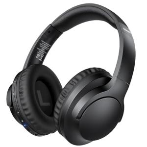 TECKNET Bluetooth Over-Ear Headphones with 65H Battery