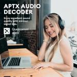 W800BT Plus Wireless Headphones: 55H Playtime, Noise Canceling