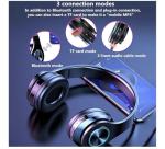 TFUFR Wireless Over-Ear Bluetooth Headphones with Mic