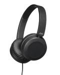 HA-S31M Foldable Lightweight On-Ear Headphones, Black