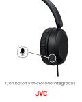 HA-S31M Foldable Lightweight On-Ear Headphones, Black