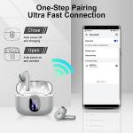 Bluetooth 5.3 Wireless Earbuds with Deep Bass