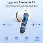 Wireless Bluetooth 5.3 Headphones with Noise Cancelling
