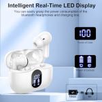 Wireless Bluetooth 5.3 Headphones with Noise Cancelling