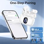 Wireless Bluetooth 5.3 Headphones with Noise Cancelling